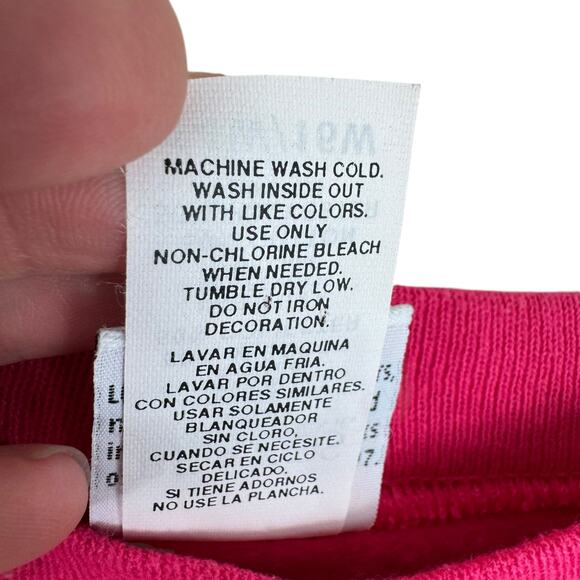 Looney Toons Vintage 1997 Pink Tweety Bird Crew Neck Sweatshirt Size 14W 16W - Picture 5 of 6